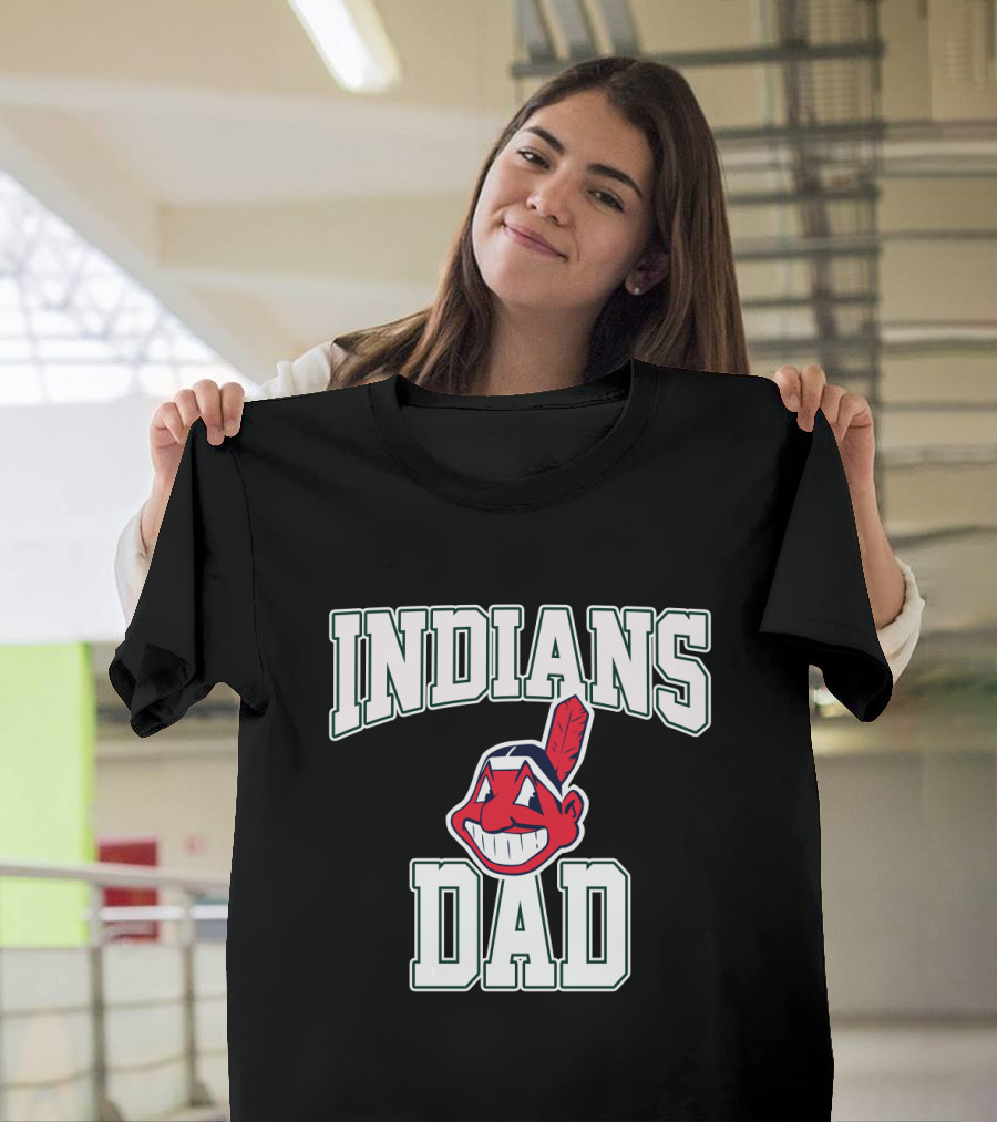 Cleveland Indians Dad Classic Chief Wahoo T-Shirt