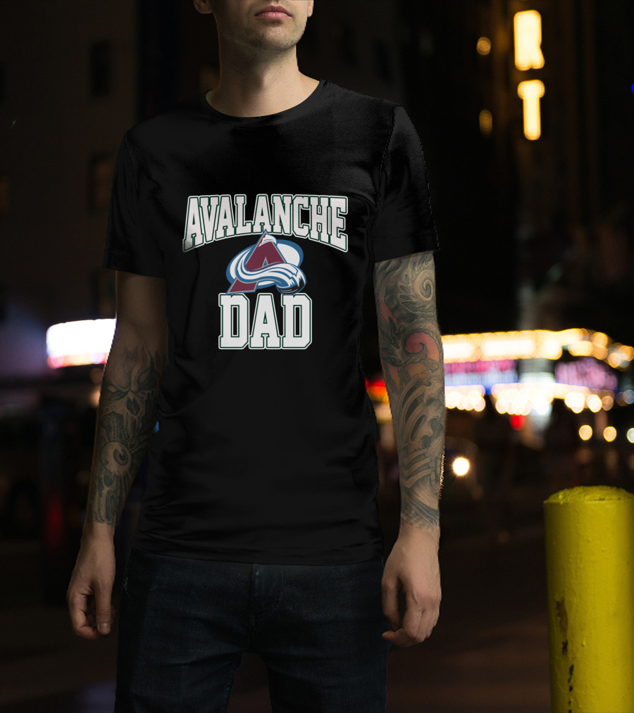 Avalanche Dad Colorado Hockey Enthusiast T-Shirt
