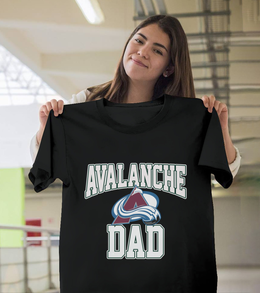 Avalanche Dad Colorado Hockey Enthusiast T-Shirt