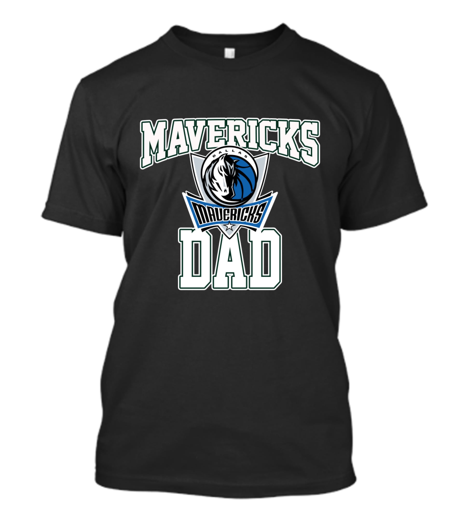 Dallas Mavericks Dad Father's Day Gift T-Shirt