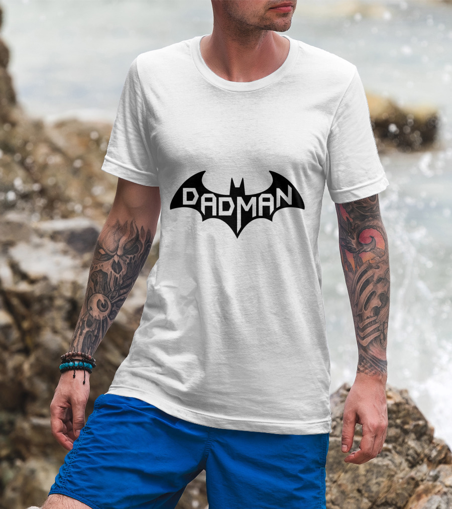 Dadman Super Bat Hero Iconic T-Shirt