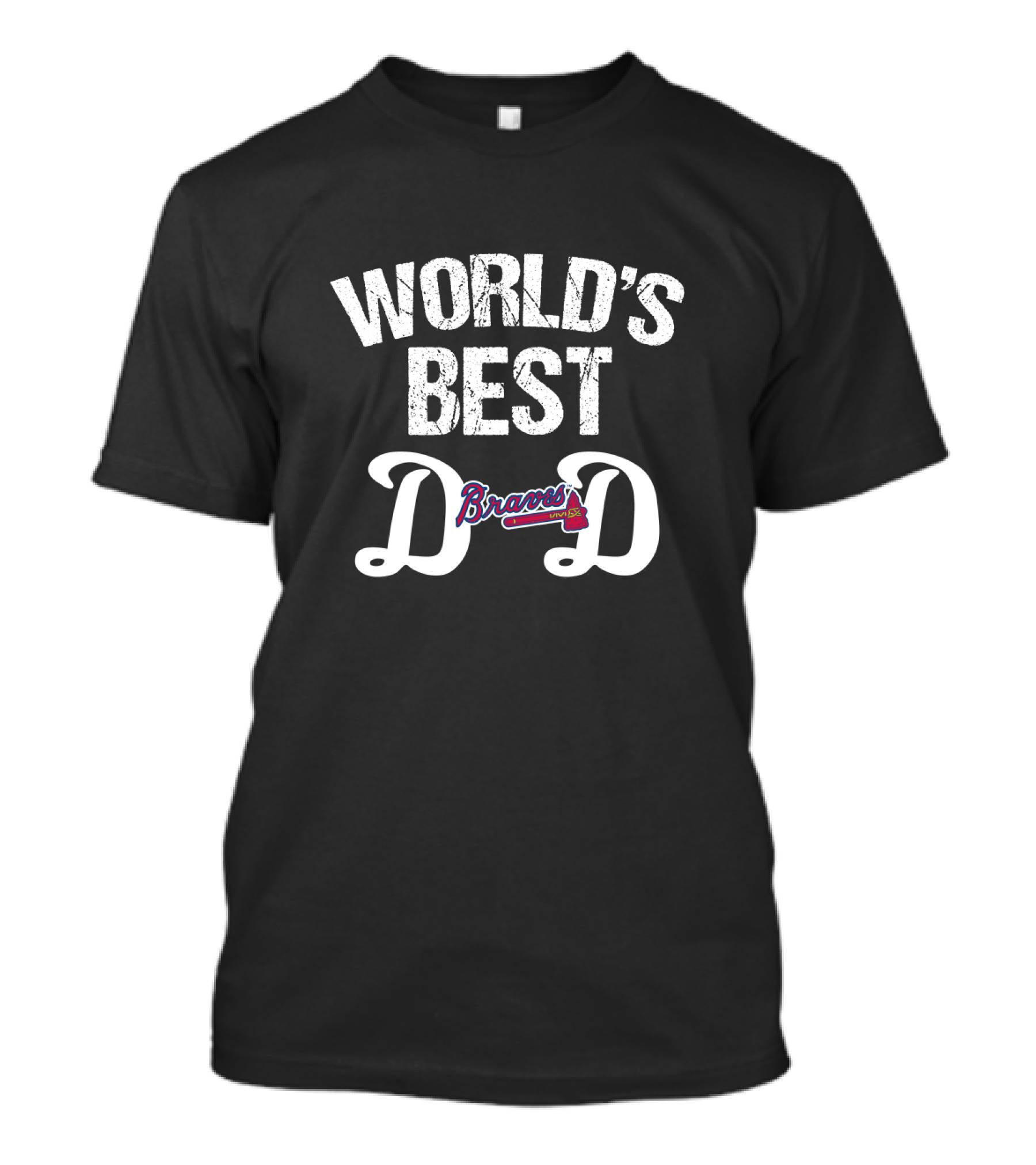 World's Best Braves Dad T-Shirt