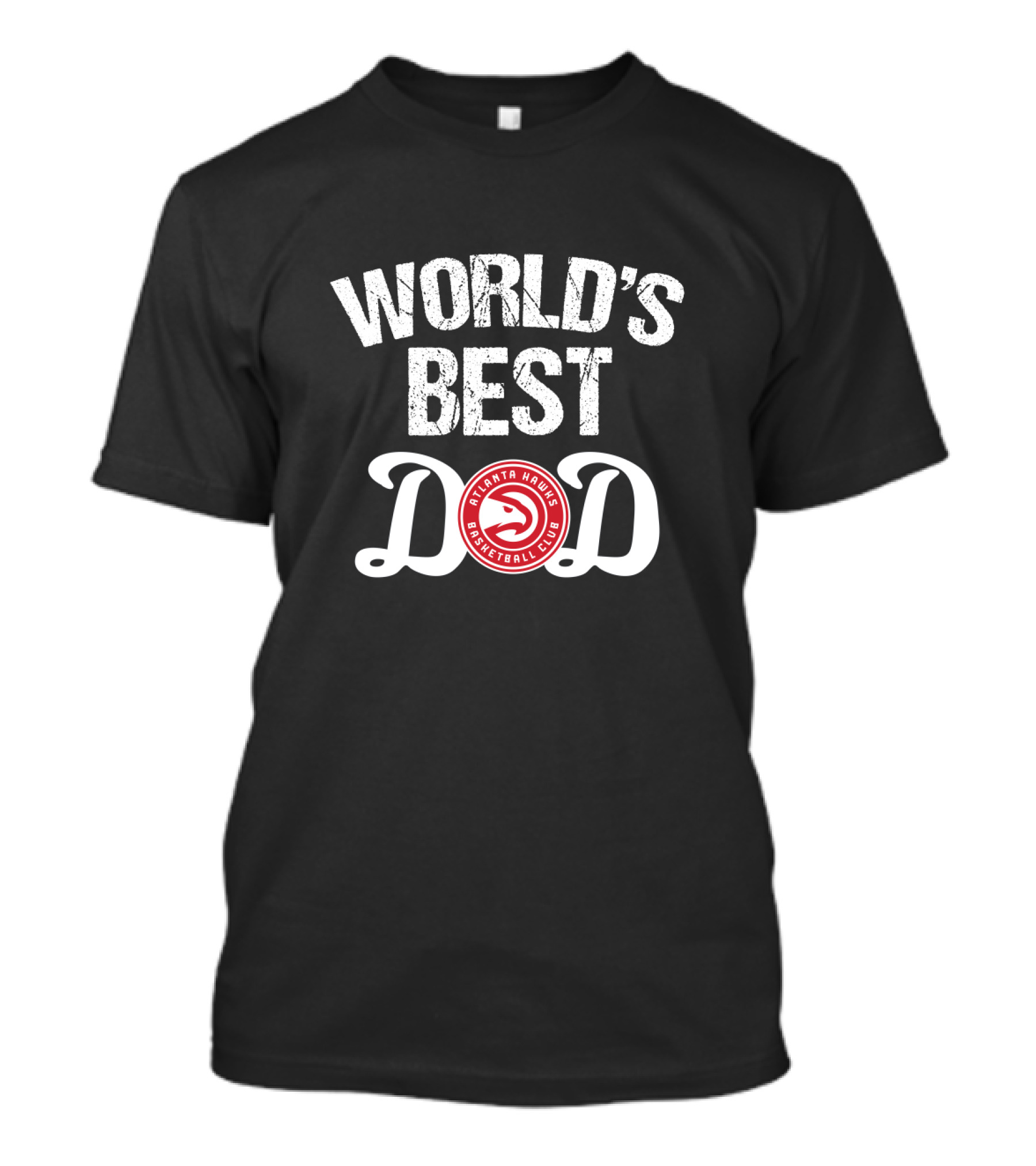 World's Best Dad Atlanta Hawks Basketball Club T-Shirt