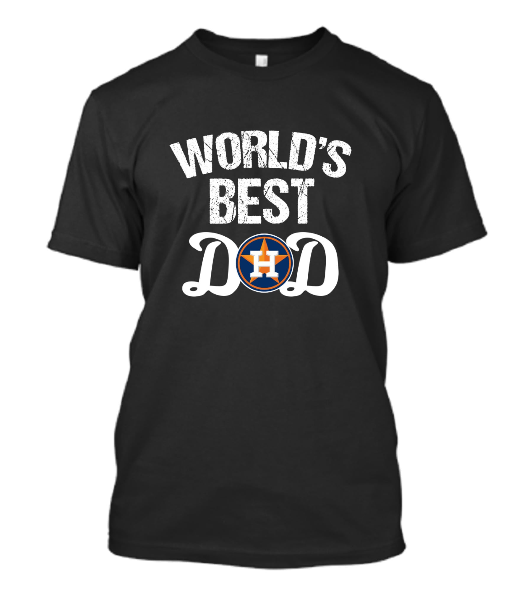 World's Best Dad Houston Astros T-Shirt