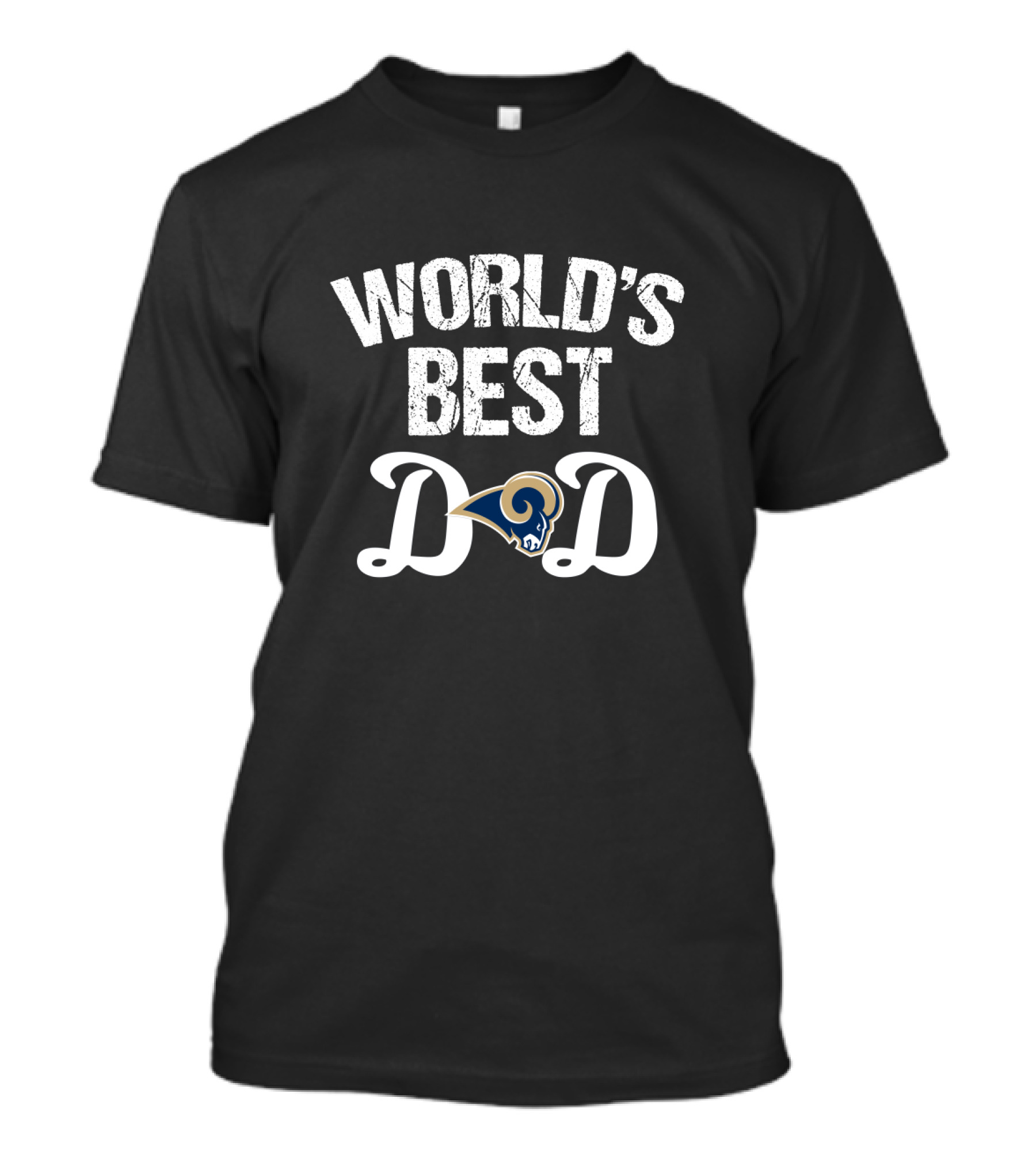 World's Best Dad Los Angeles Rams T-Shirt
