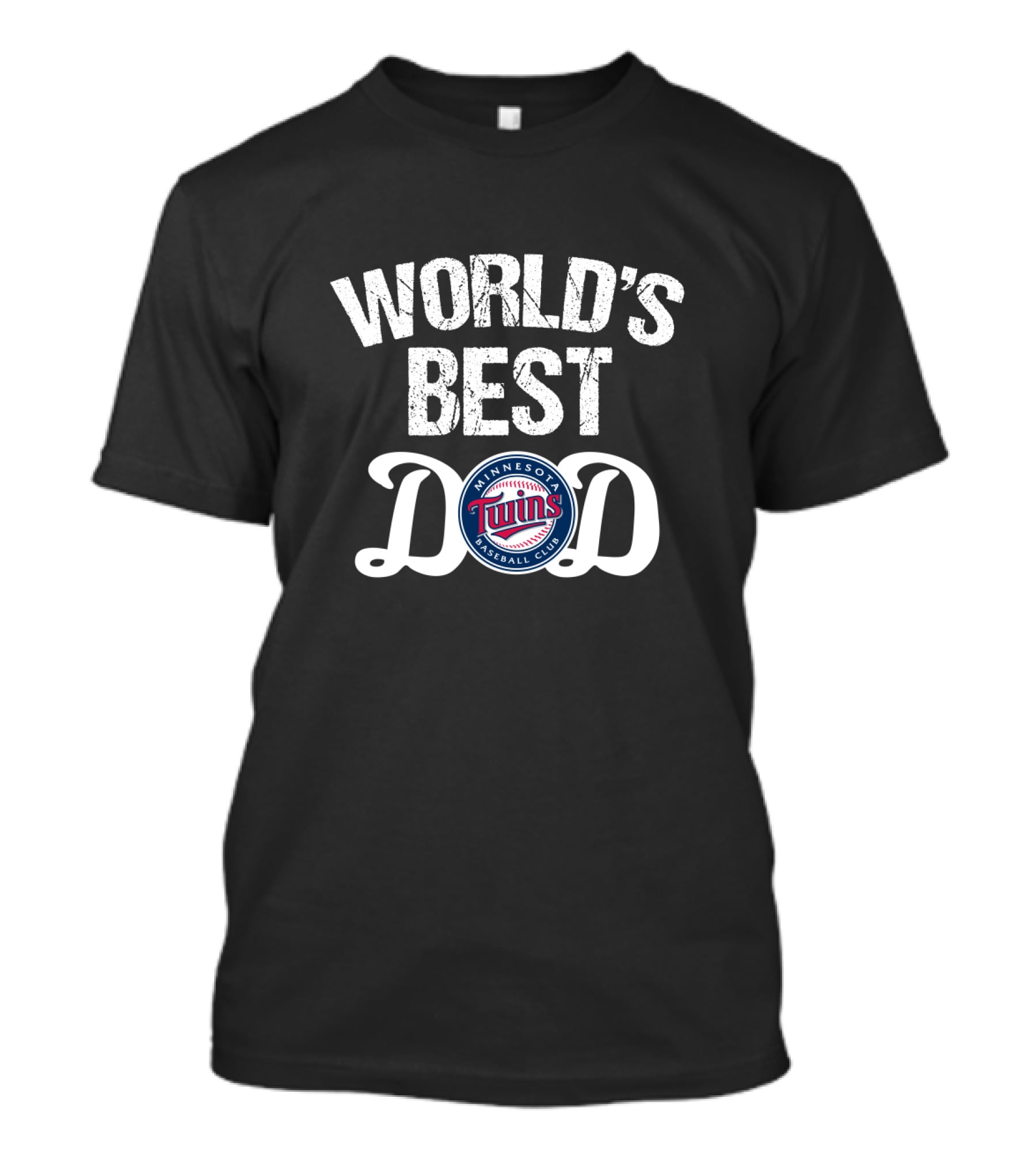 World's Best Minnesota Twins Baseball Club Dad T-Shirt