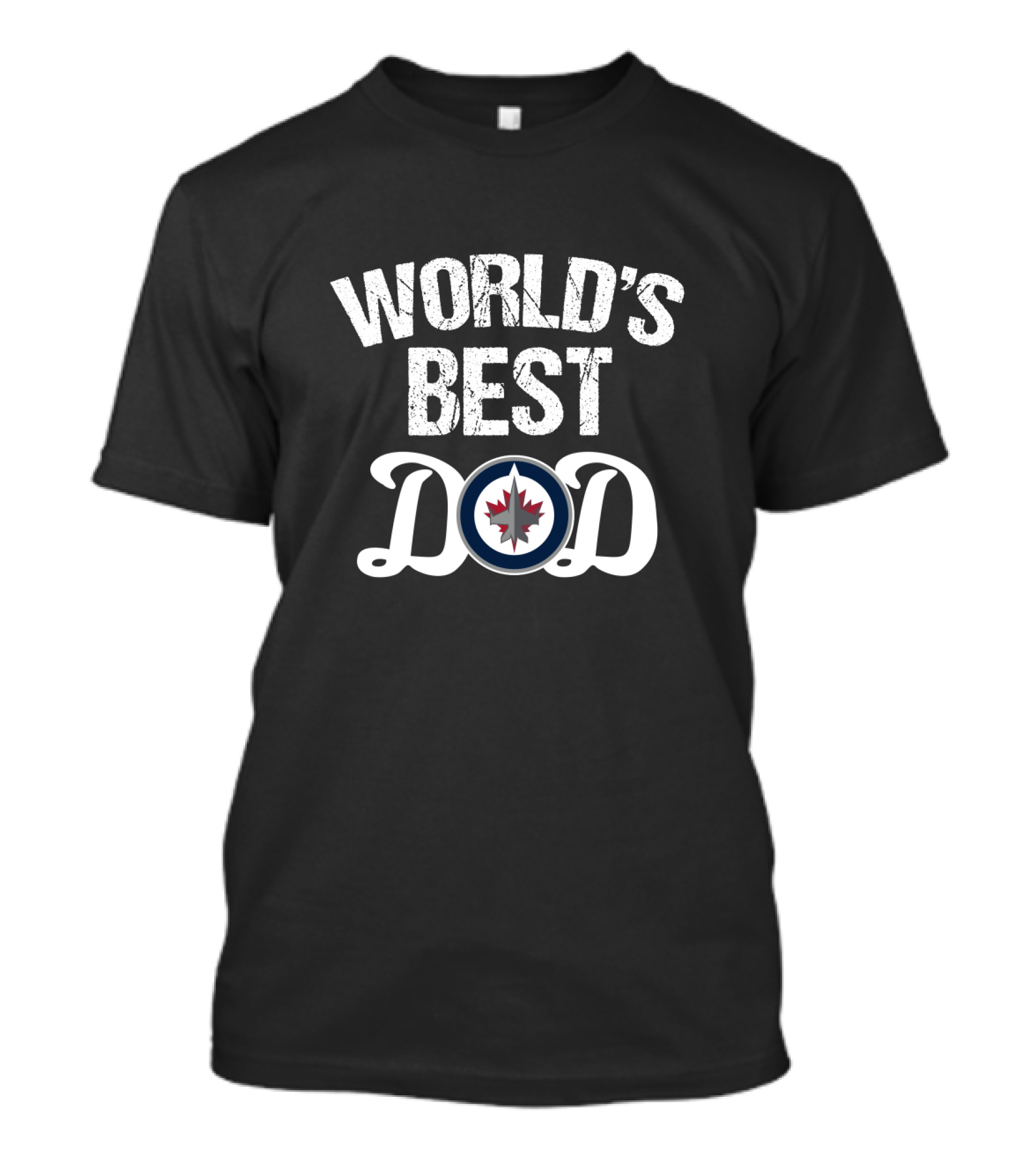 World's Best Dad Winnipeg Jets T-Shirt