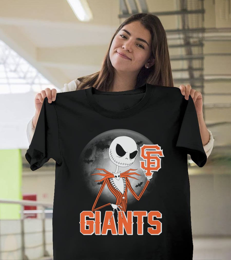 Jack Skellington San Francisco Giants Halloween T-Shirt