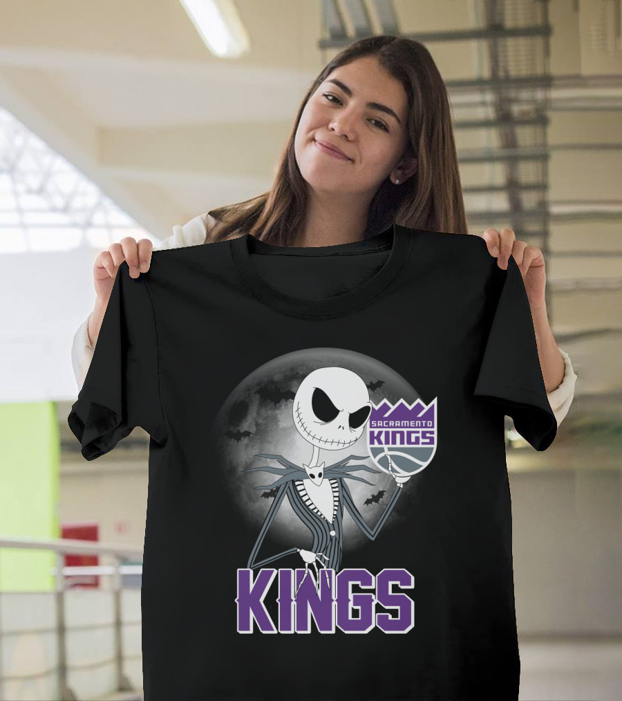 Kings Halloween Jack Skellington Sacramento T-Shirt