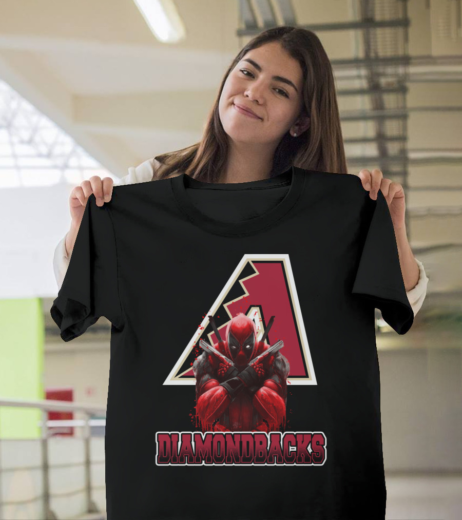 Diamondbacks Deadpool Crossover Fan T-Shirt