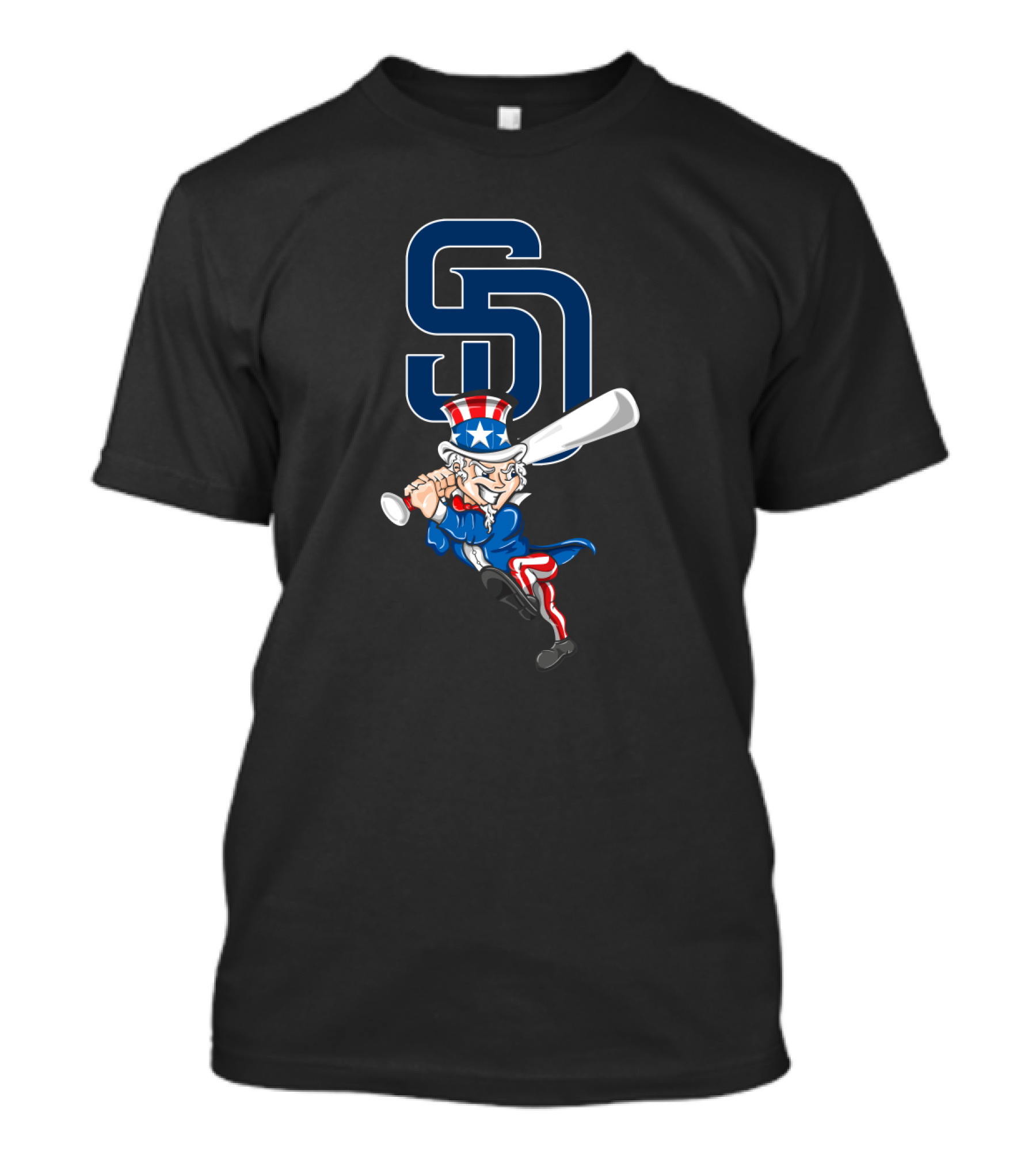 San Diego Padres Uncle Sam 4Th July Baseball T-Shirt