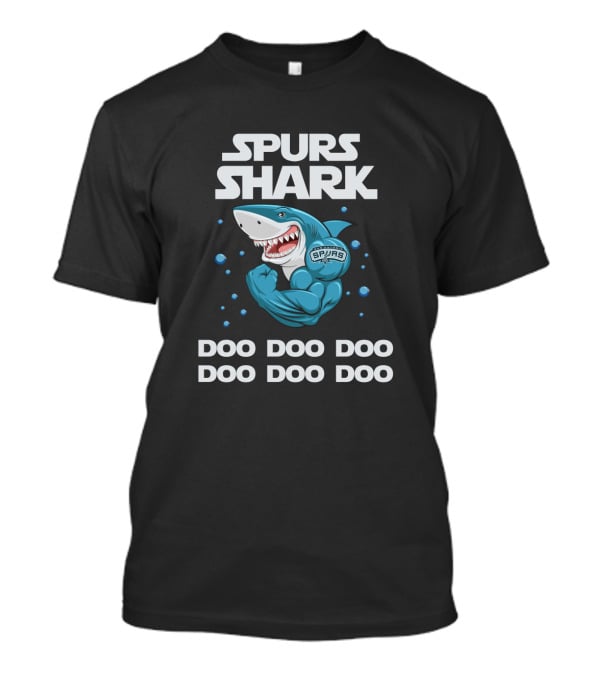 Spurs Shark San Antonio Doo Doo Doo Basketball T-Shirt