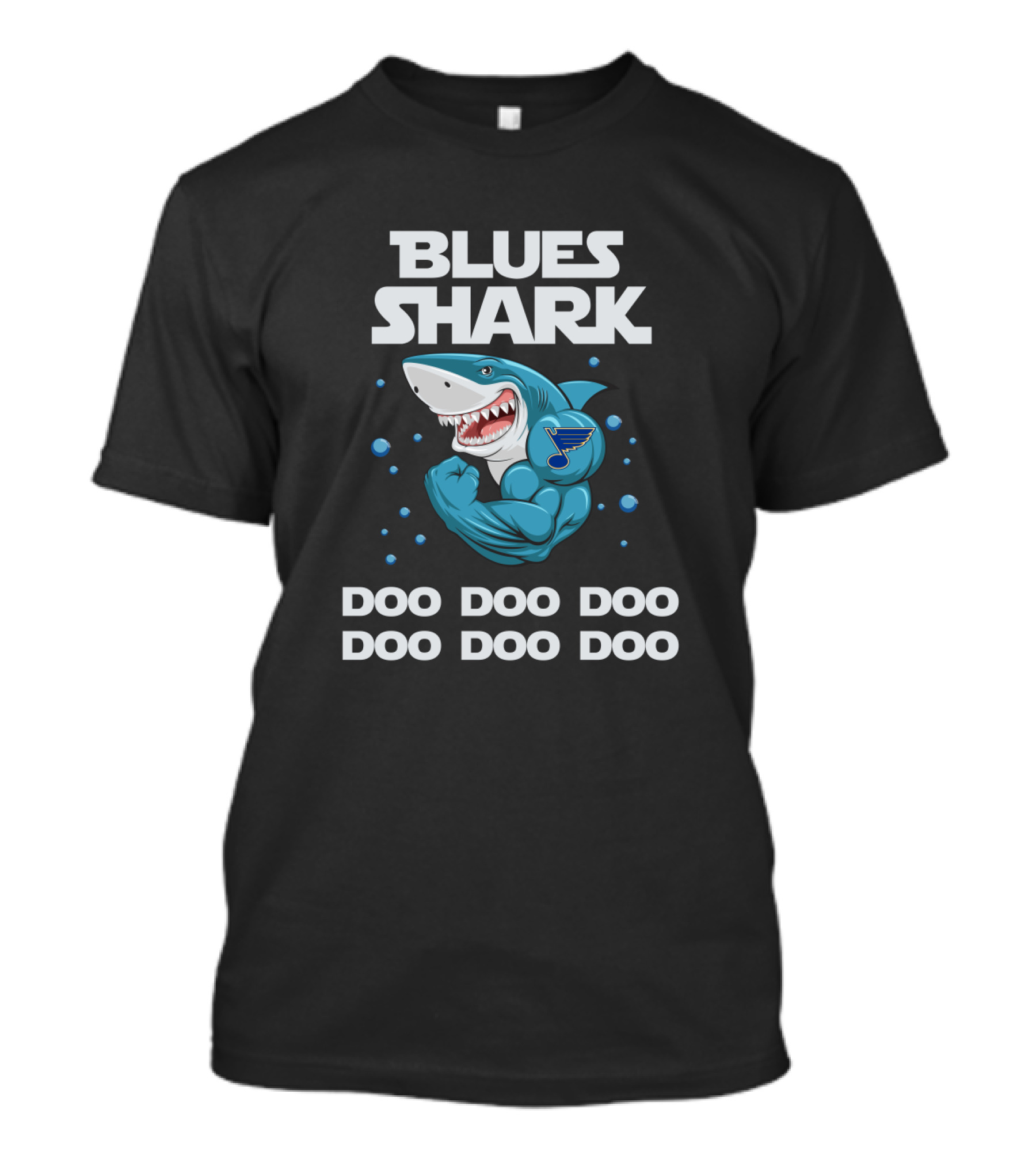 Blues Shark Doo Doo Doo St. Louis Nhl Fans T-Shirt