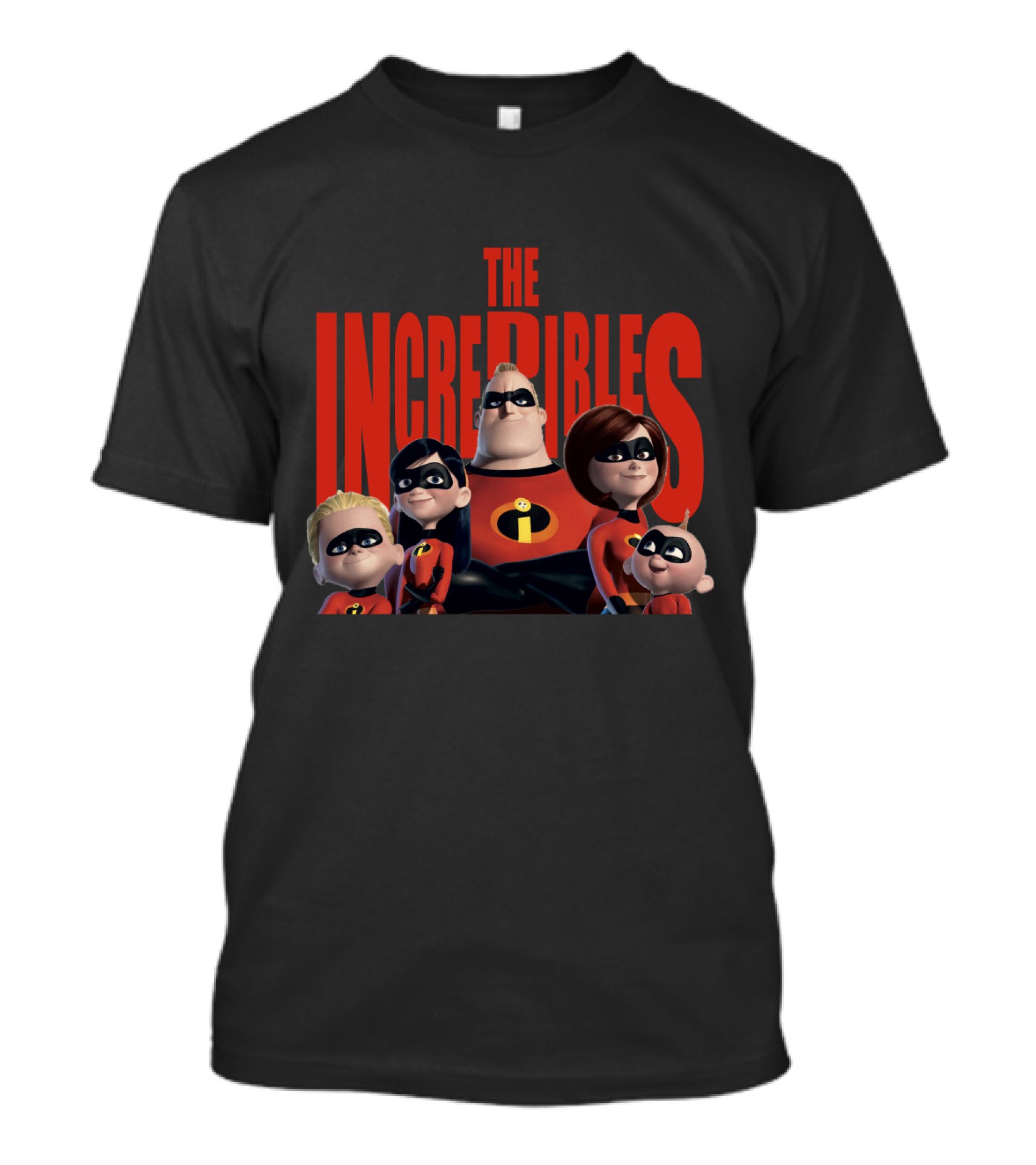 The Incredibles Family Character T-Shirt
