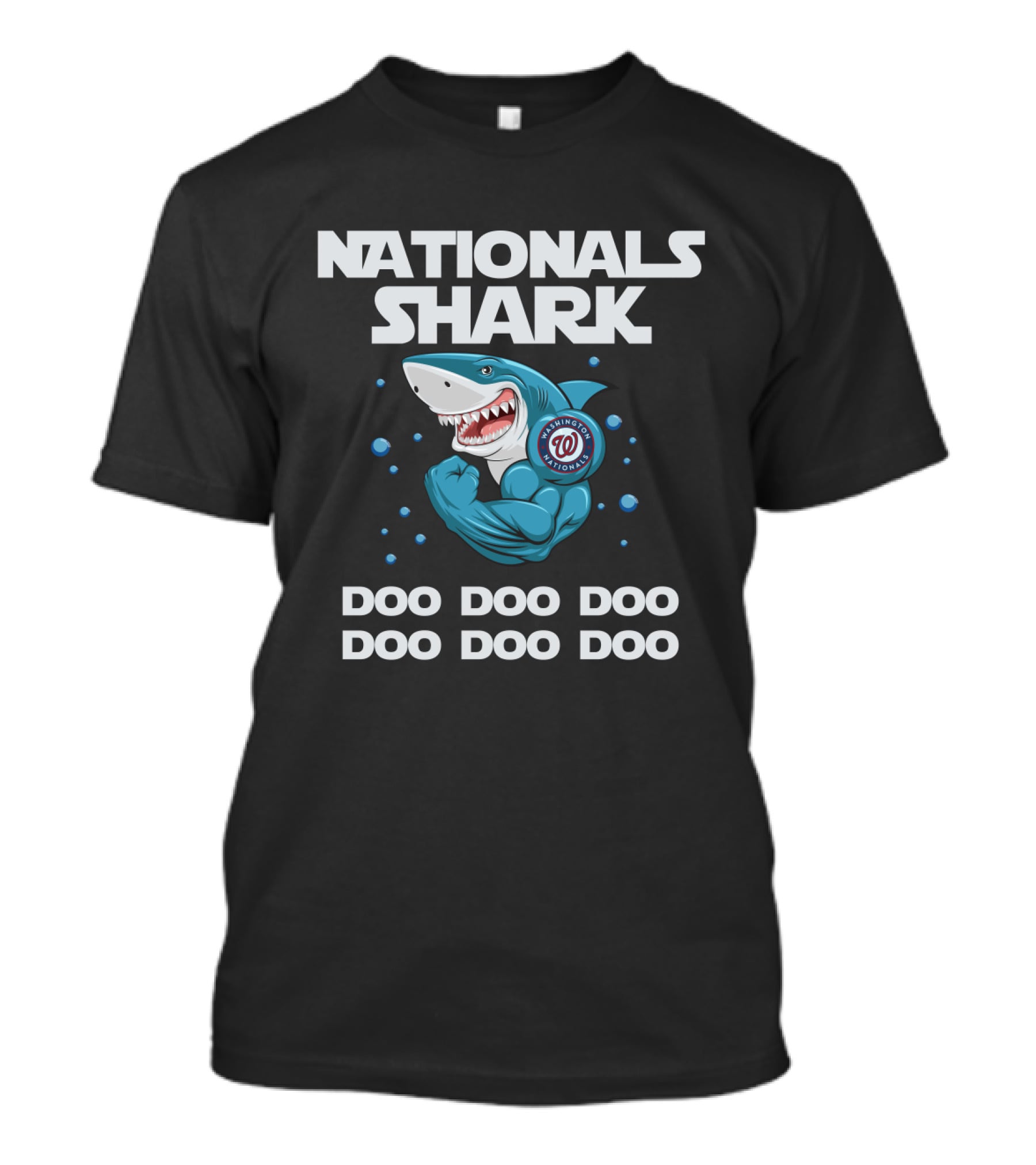 Nationals Shark Doo Doo Doo Washington Mlb T-Shirt