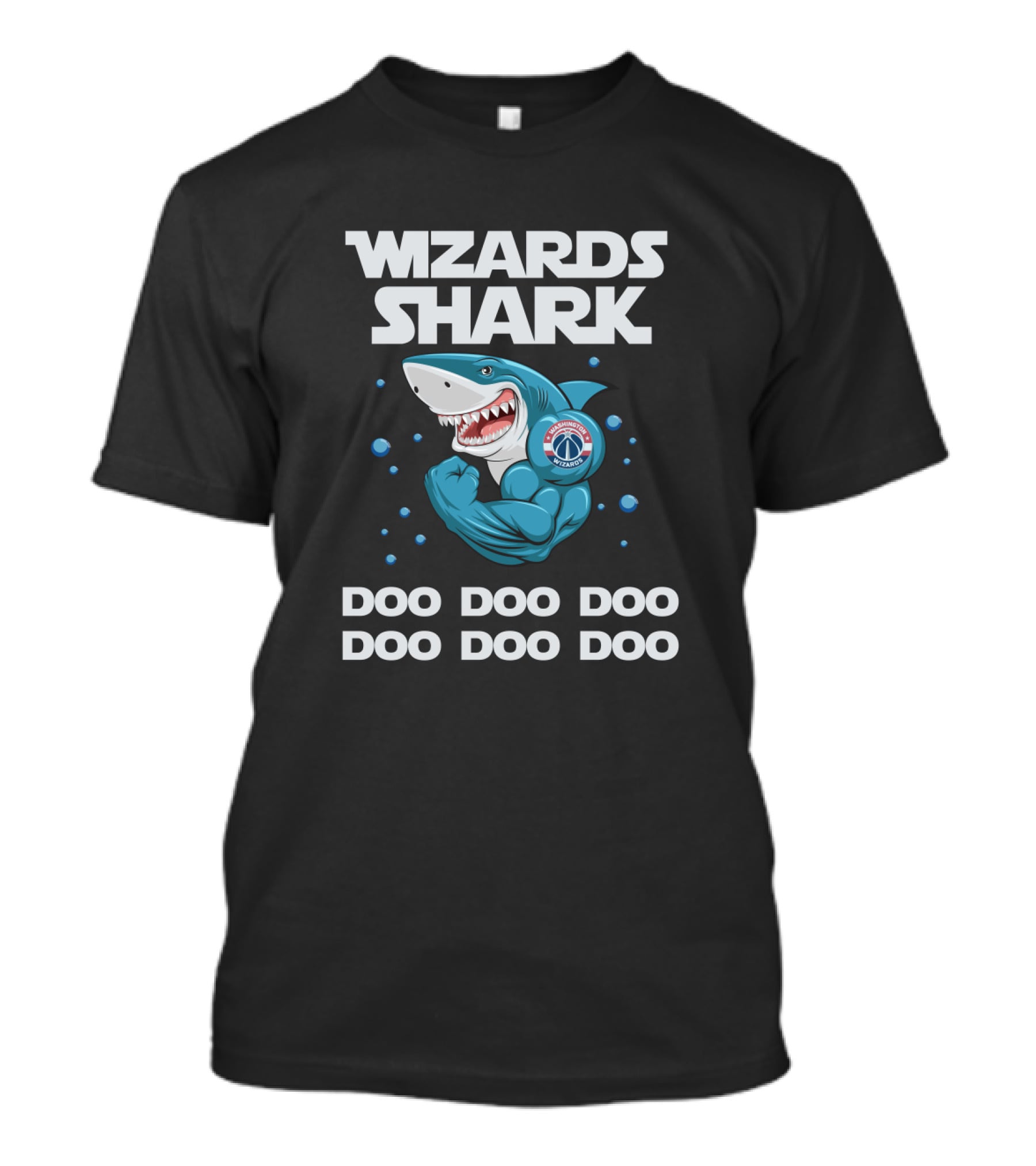 Wizards Shark Washington Doo Doo Doo Basketball T-Shirt