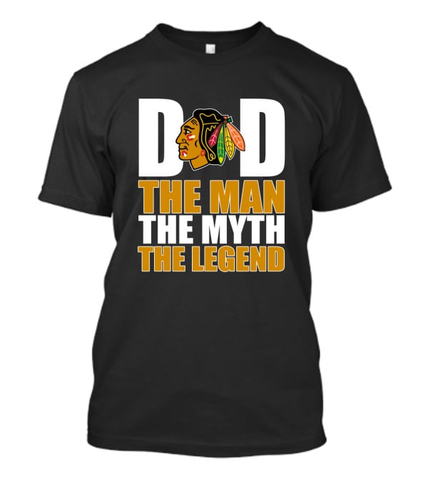 Chicago Blackhawks Dad The Man The Myth The Legend T-Shirt