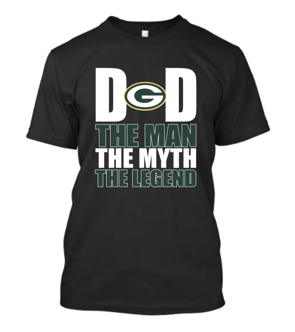 Green Bay Packers Dad G The Man The Myth The Legend T-Shirt