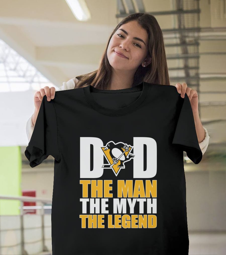 Pittsburgh Penguins Dad The Man The Myth The Legend T-Shirt