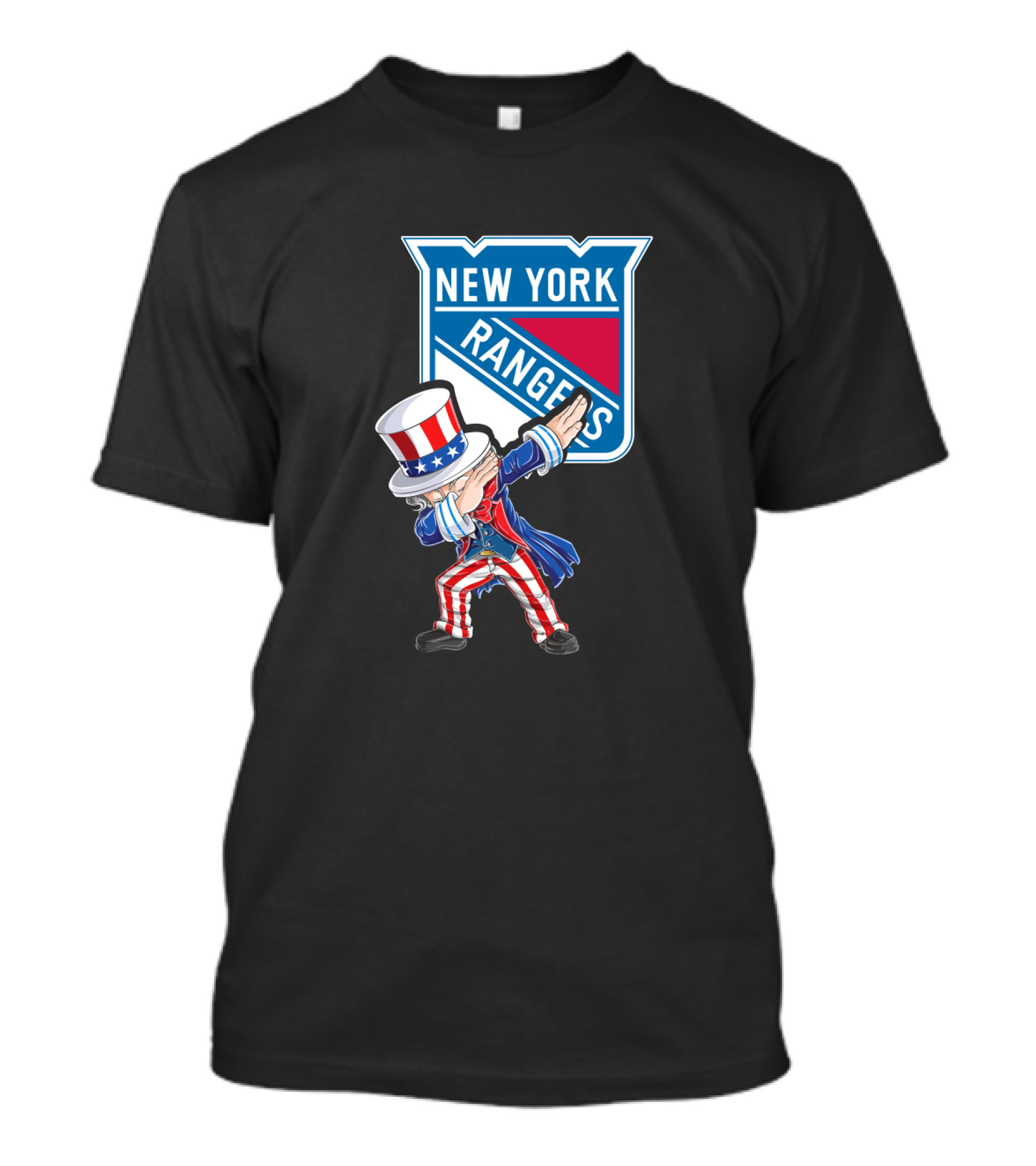 Uncle Sam Dabbing New York Rangers Fourth Of July Celebration T-Shirt