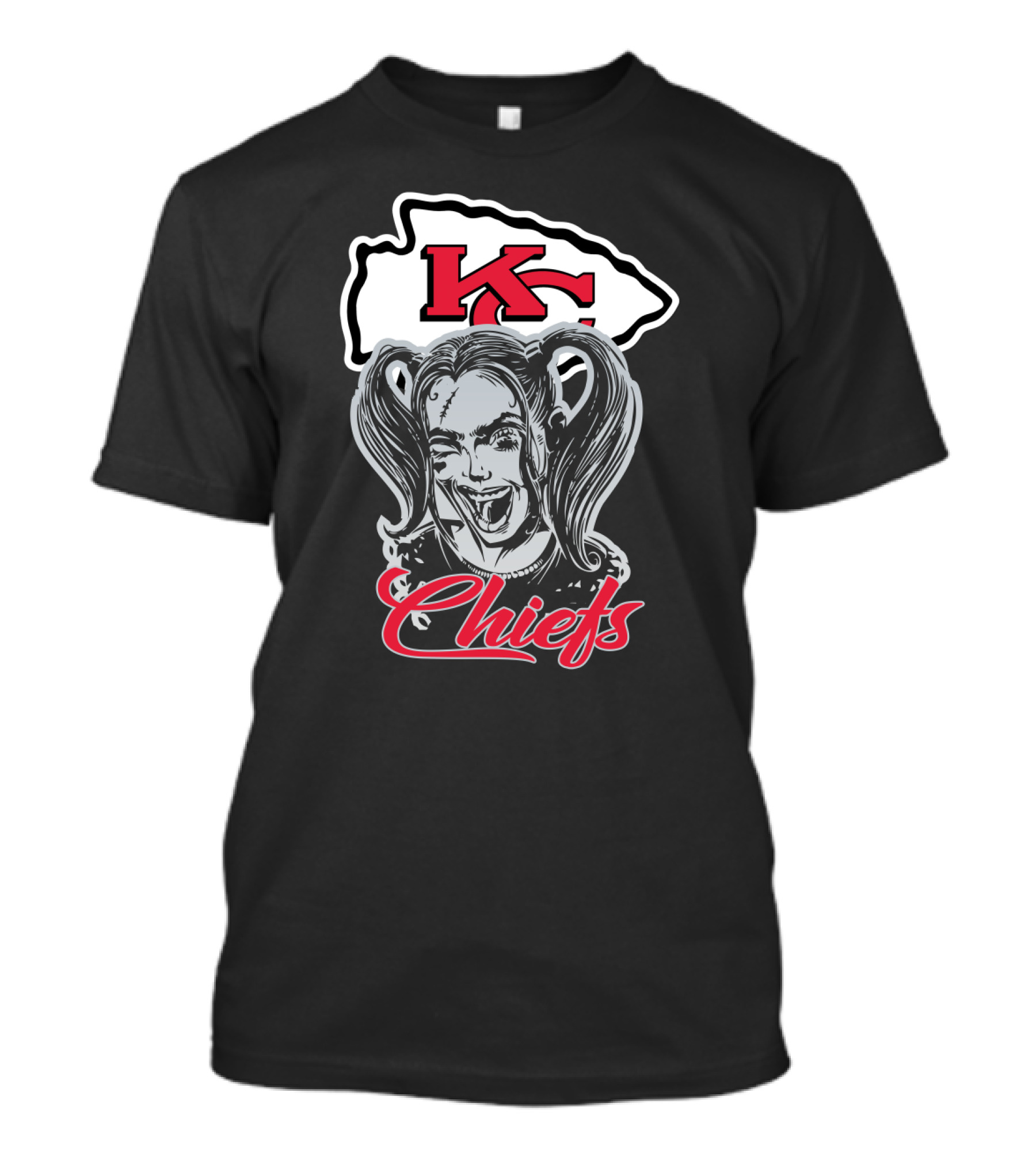 Harley Quinn Kc Chiefs Logo Chiefs T-Shirt