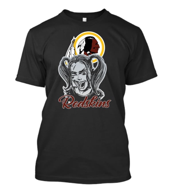 Harley Quinn Redskins Logo Mashup T-Shirt