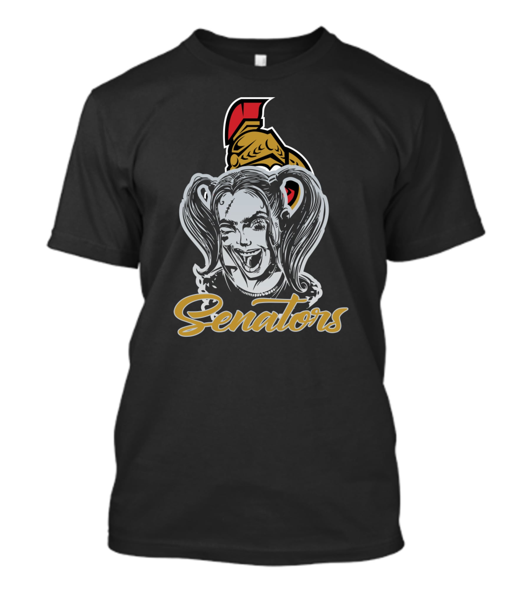 Harley Quinn Ottawa Senators Fans T-Shirt