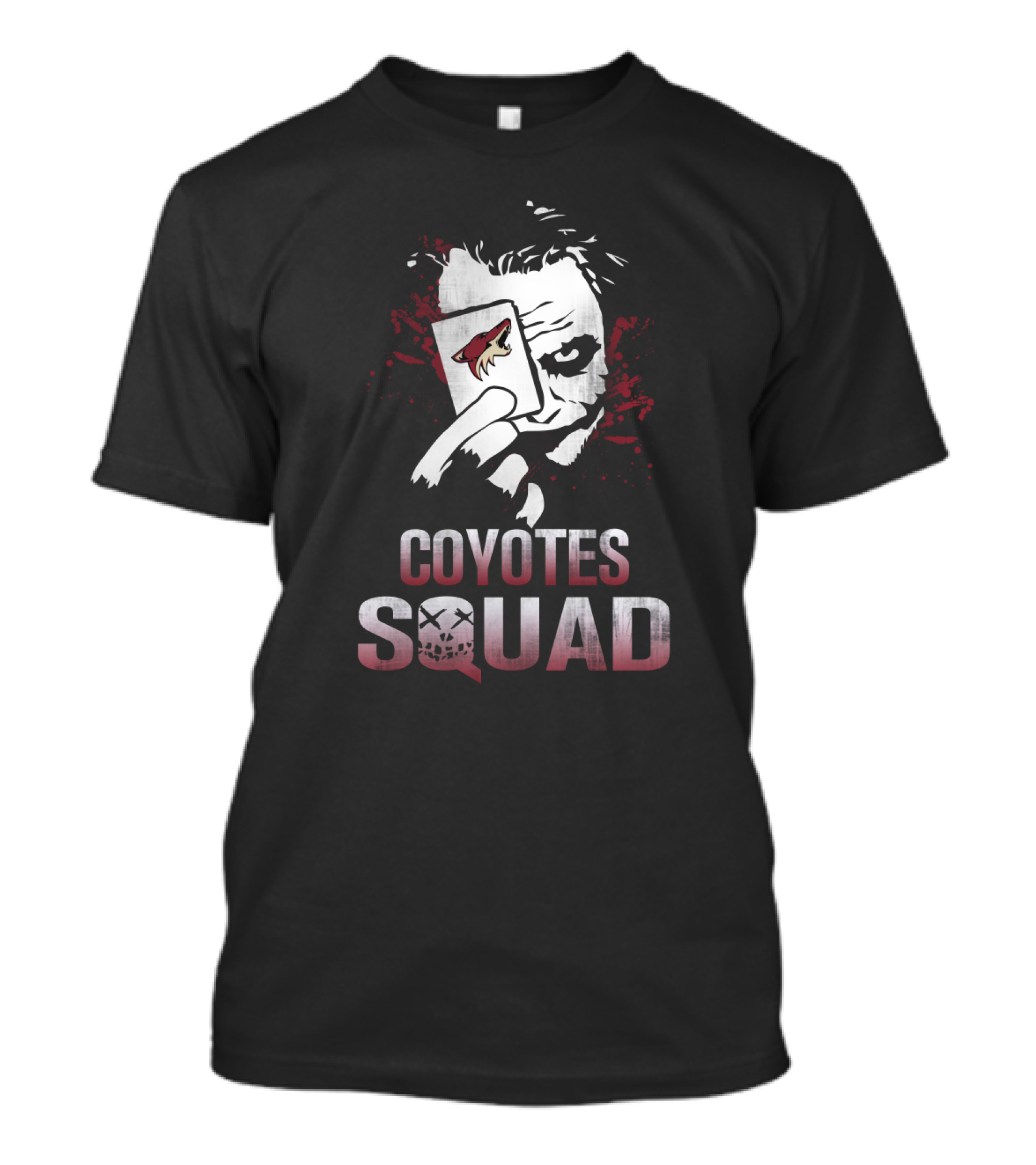 Coyotes Squad Joker Card Fan Art Featuring Arizona Coyotes T-Shirt