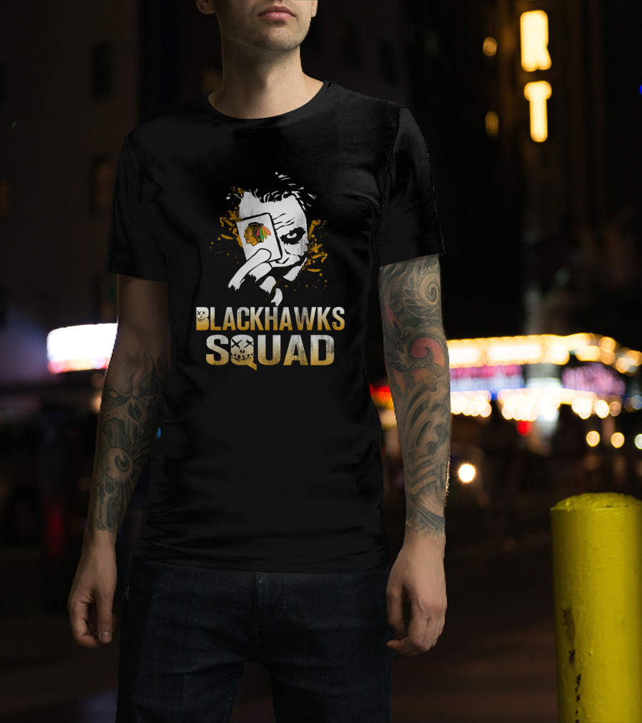 Joker Blackhawks Squad Fans T-Shirt