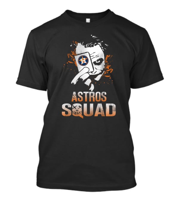 Astros Squad Joker Card With Houston Astros T-Shirt