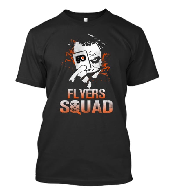 Flyers Squad Joker Playing Card Philadelphia Fans T-Shirt