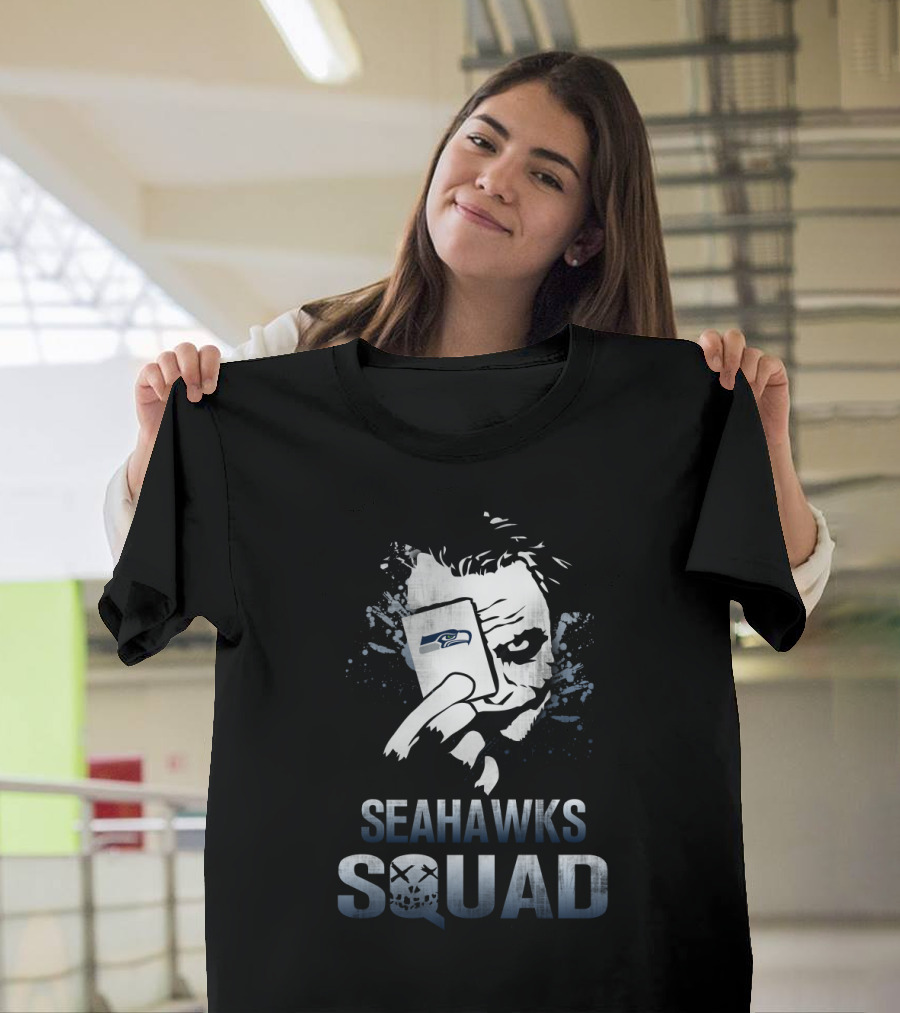 Seahawks Squad Joker Card Seattle Seahawks Fans T-Shirt