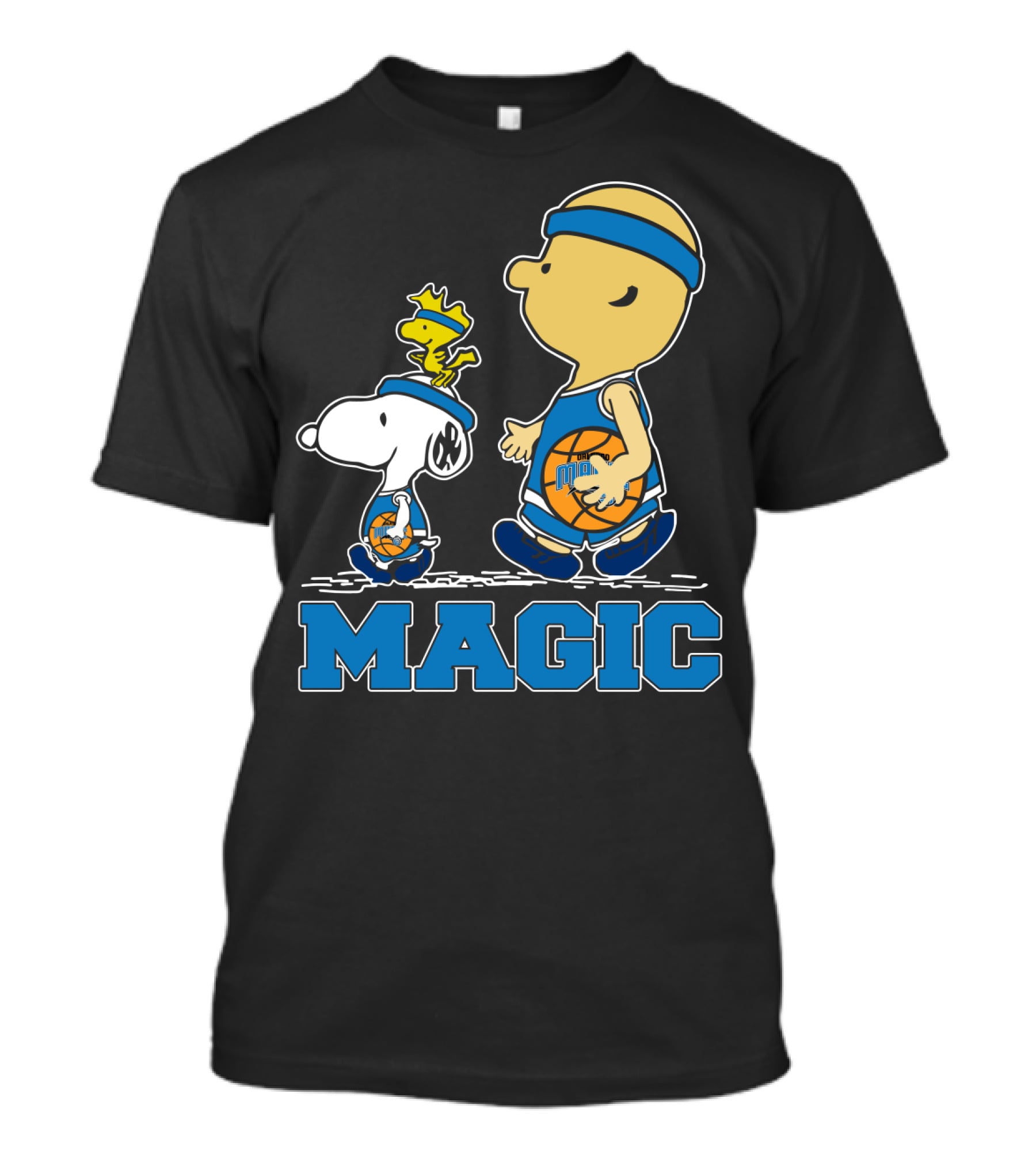 Snoopy Woodstock Basketball Orlando Magic Fans T-Shirt