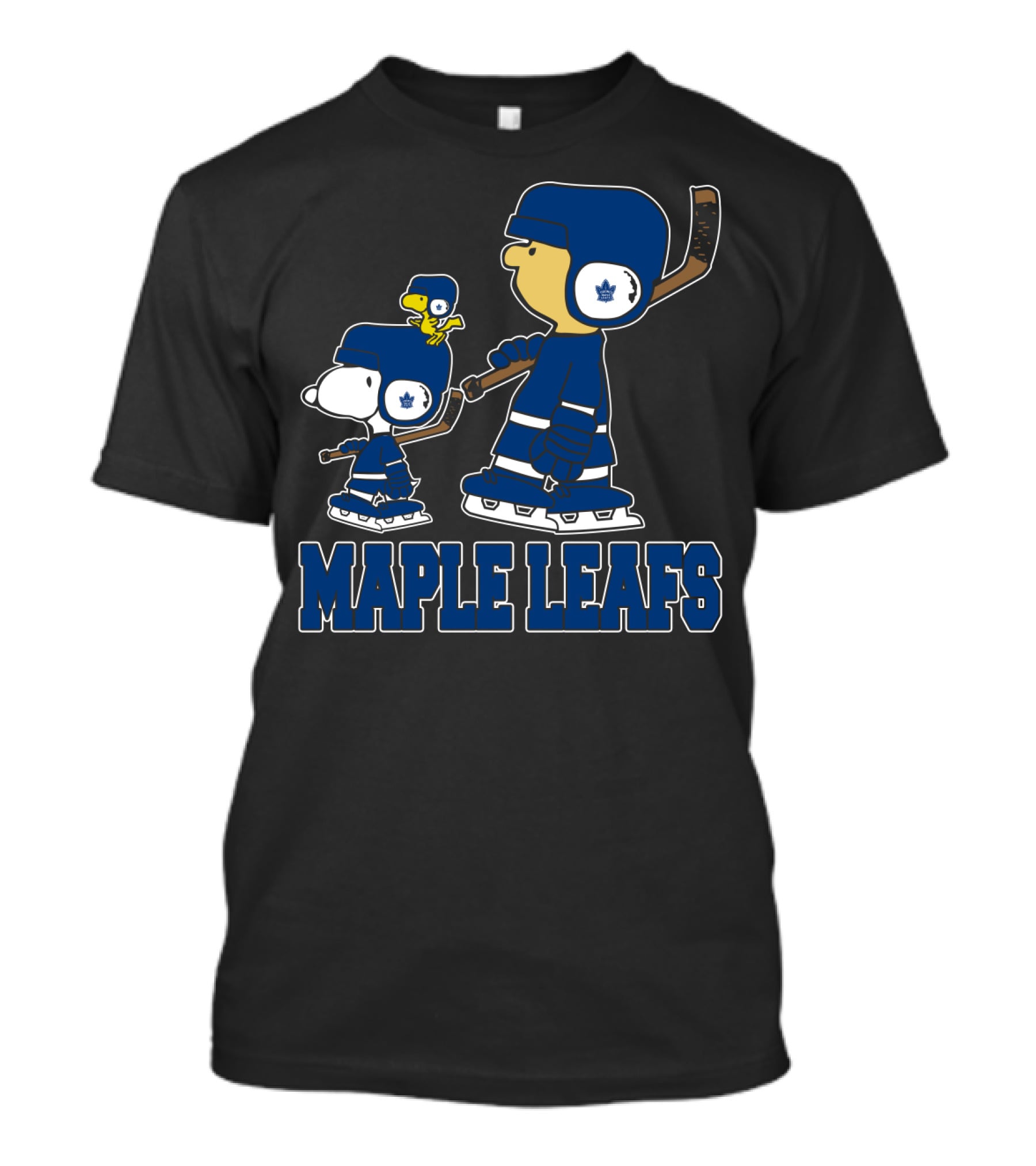 Snoopy Lucy Woodstock Toronto Maple Leafs Hockey Fans T-Shirt