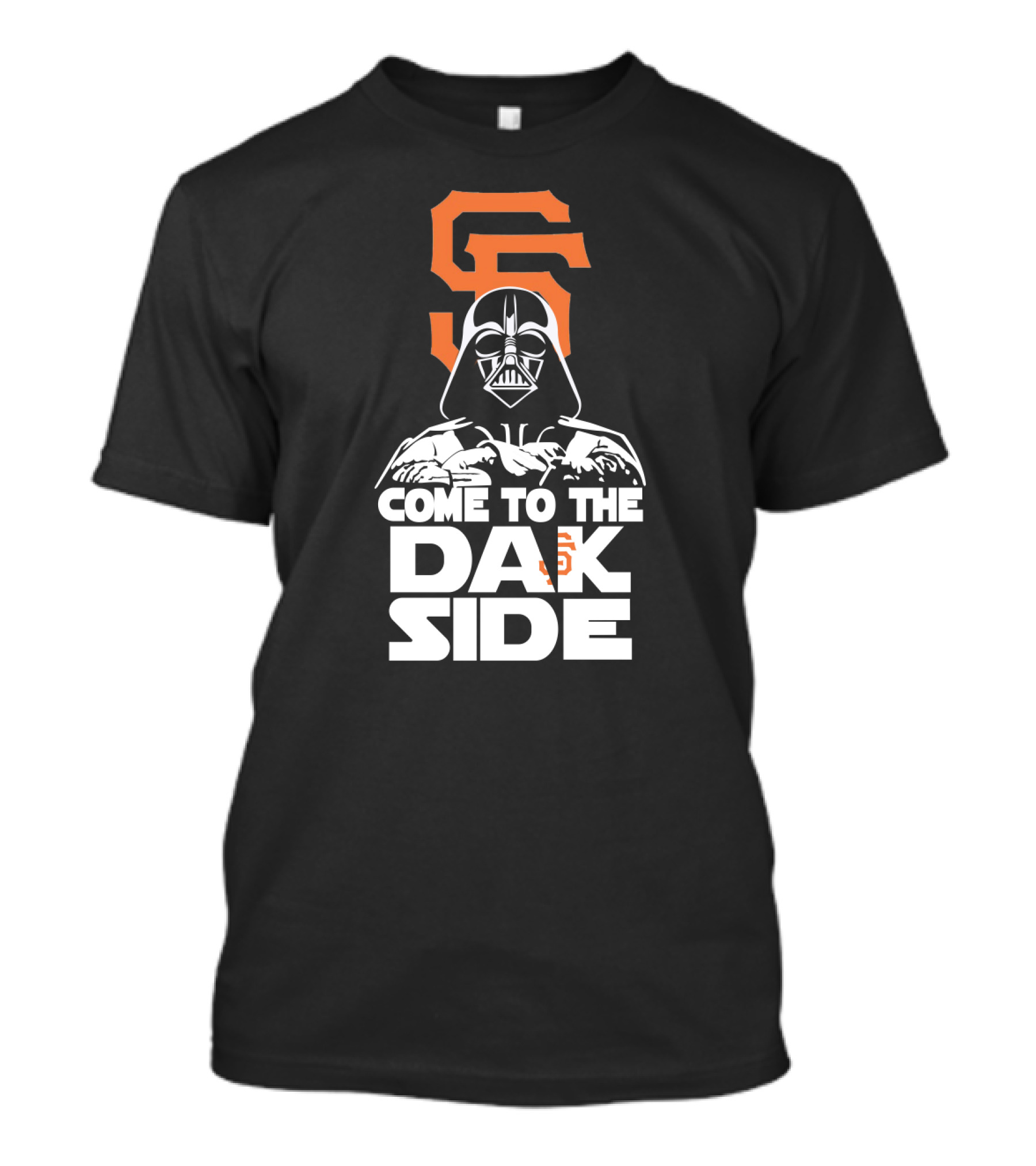 Darth Vader Come To The Dark Side San Francisco Giants T-Shirt