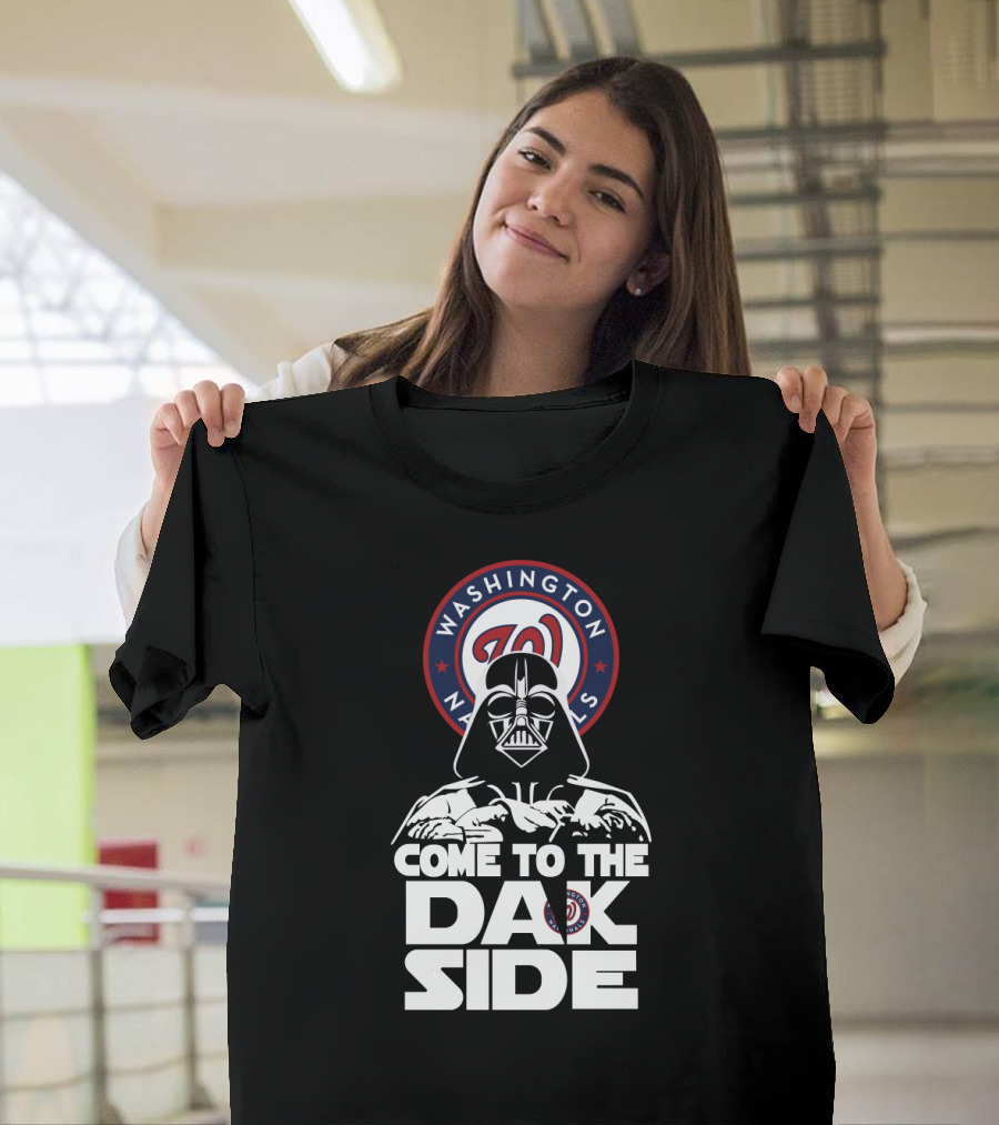 Come to the Dark Side Darth Vader Washington Nationals T-Shirt