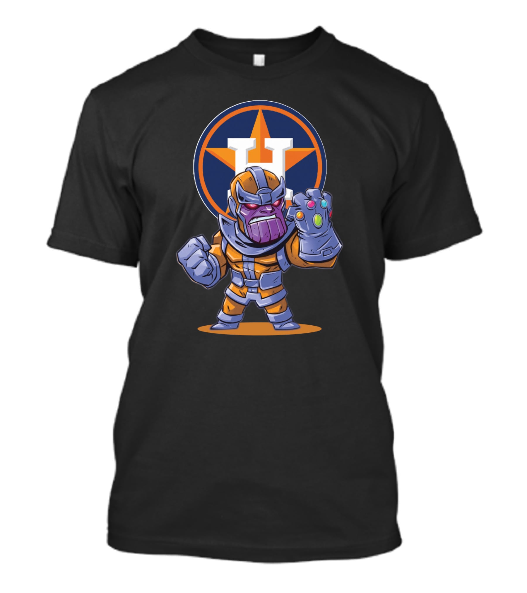 Thanos Houston Astros Infinity Gauntlet Fan Fusion T-Shirt