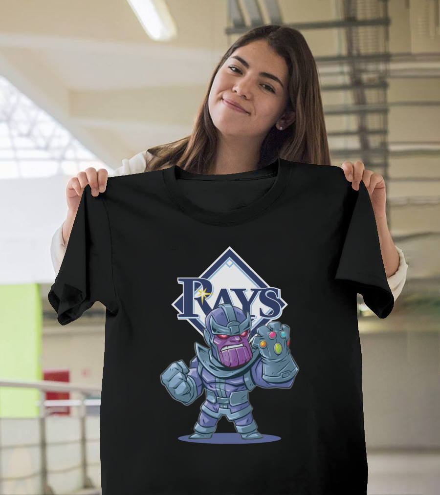 Rays Thanos Tampa Bay Fans Infinity Gauntlet T-Shirt