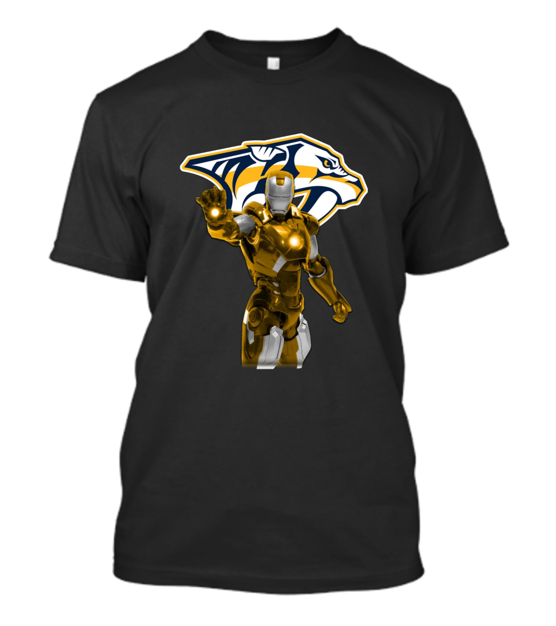 Nashville Predators Iron Man Collaboration T-Shirt