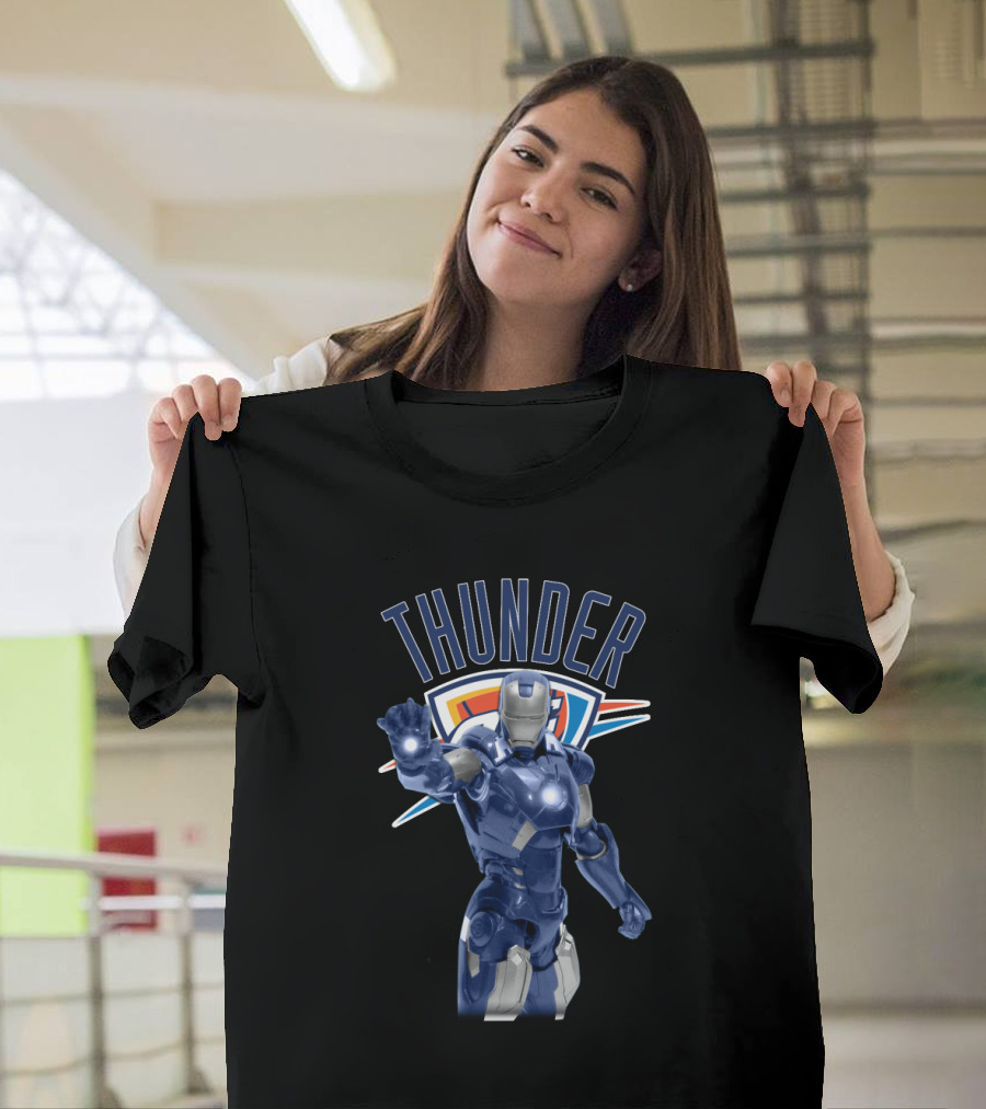 Iron Man Thunder Oklahoma City Fans T-Shirt