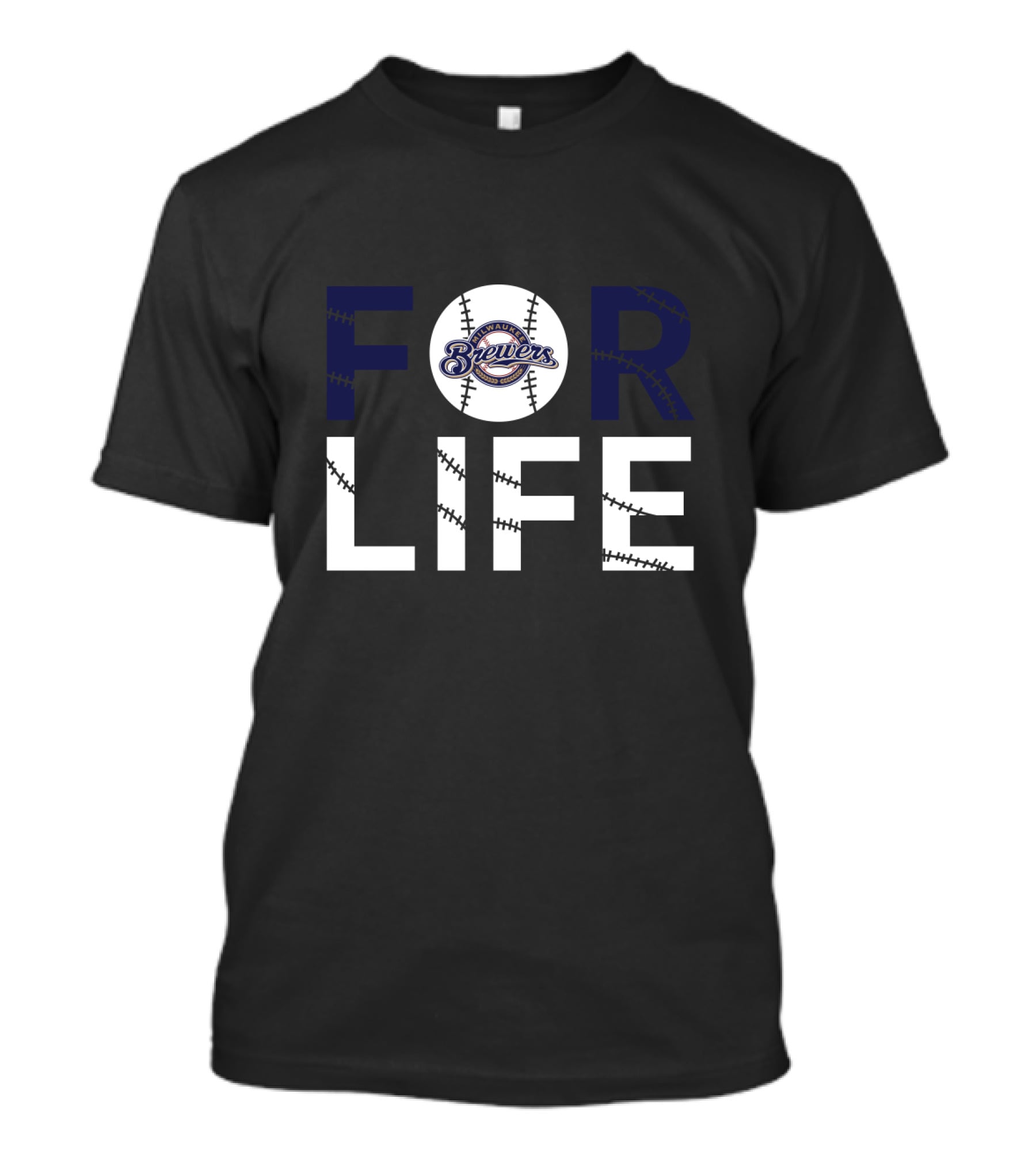 Milwaukee Brewers Baseball For Life T-Shirt