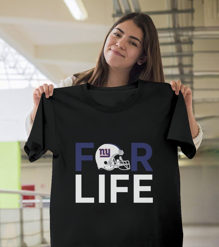 New York Giants Helmet For Life For Fans T-Shirt