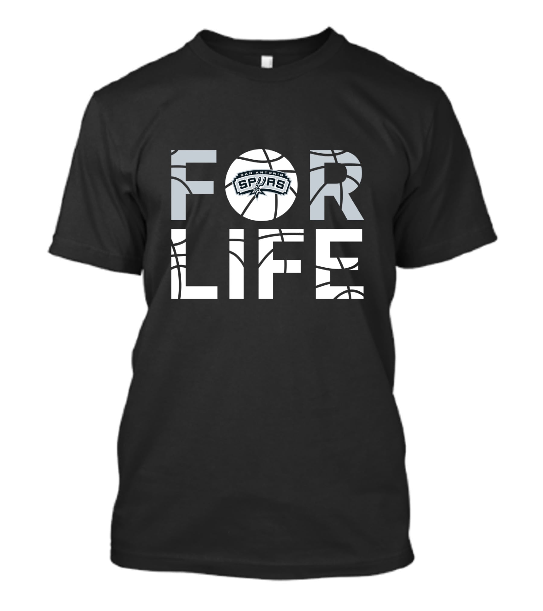 San Antonio Spurs Basketball For Life Fan Loyalty T-Shirt