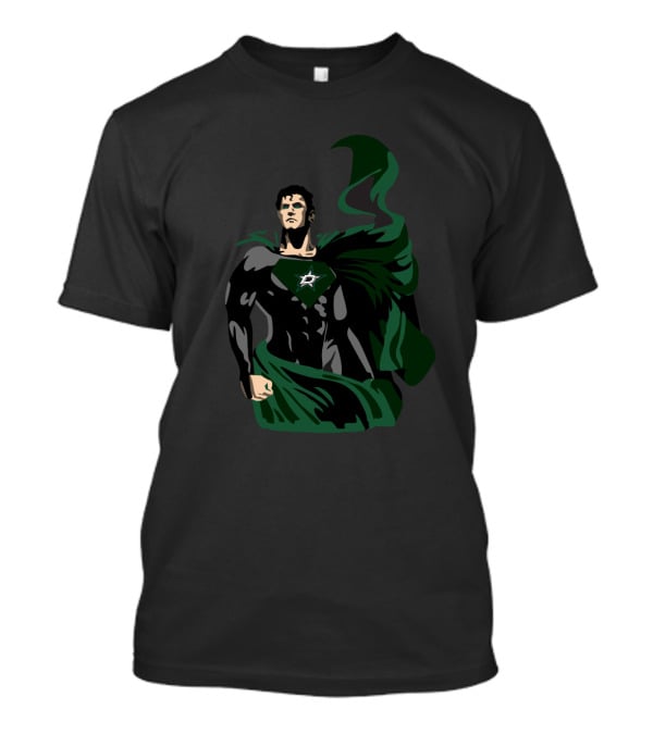 Superman Dallas Stars Fans Iconic Symbol T-Shirt