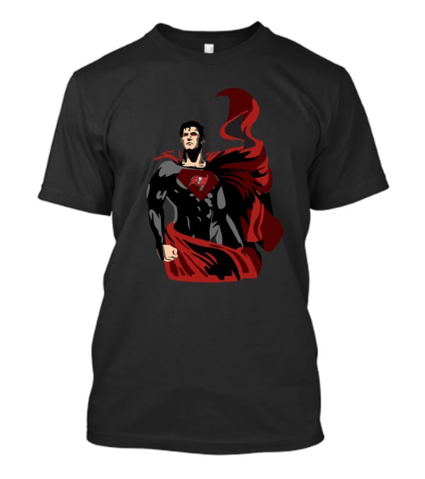 Superman Tampa Bay Buccaneers Emblem Fan T-Shirt