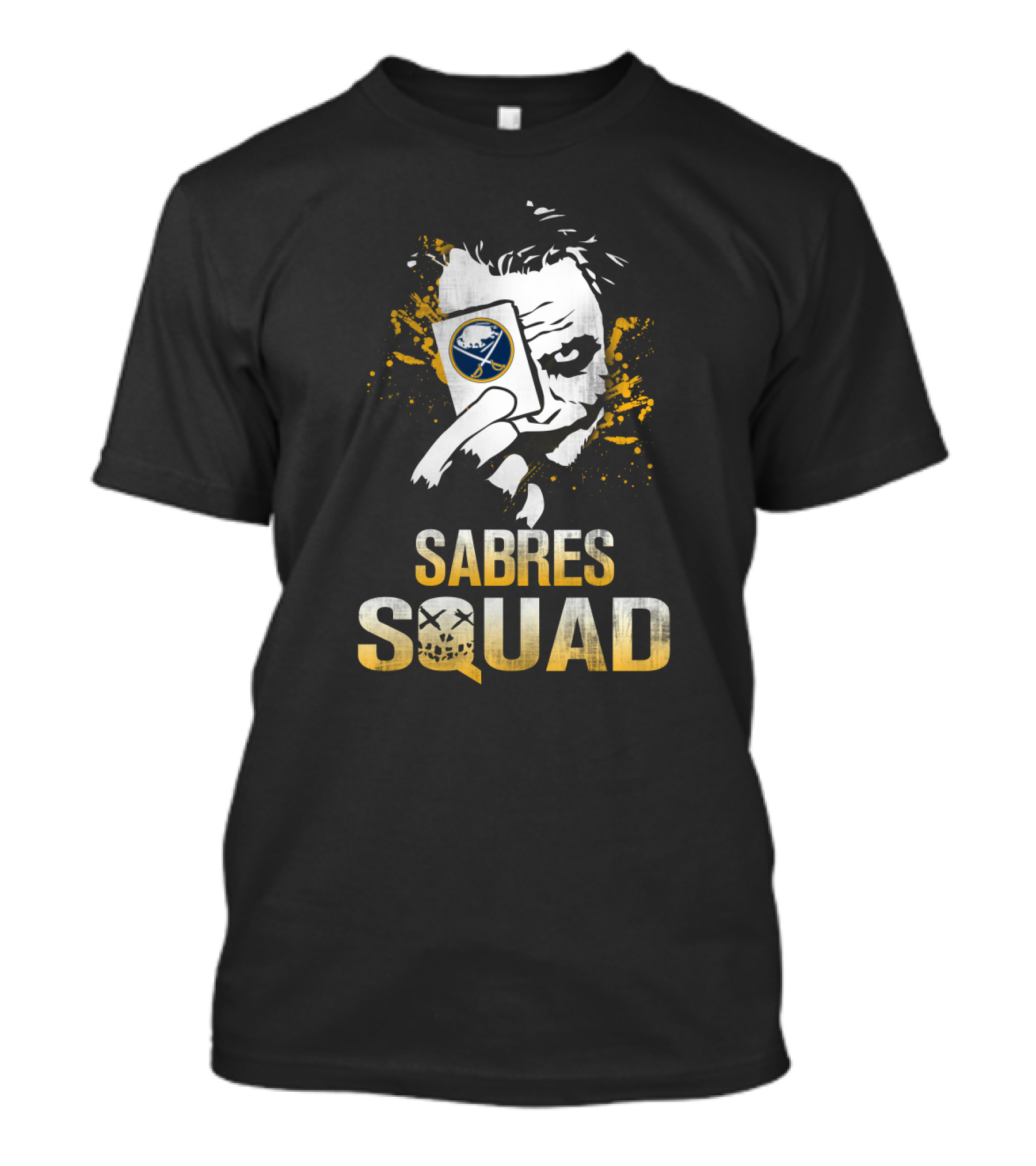 Sabres Squad Joker Buffalo Sabres Fan Card T-Shirt
