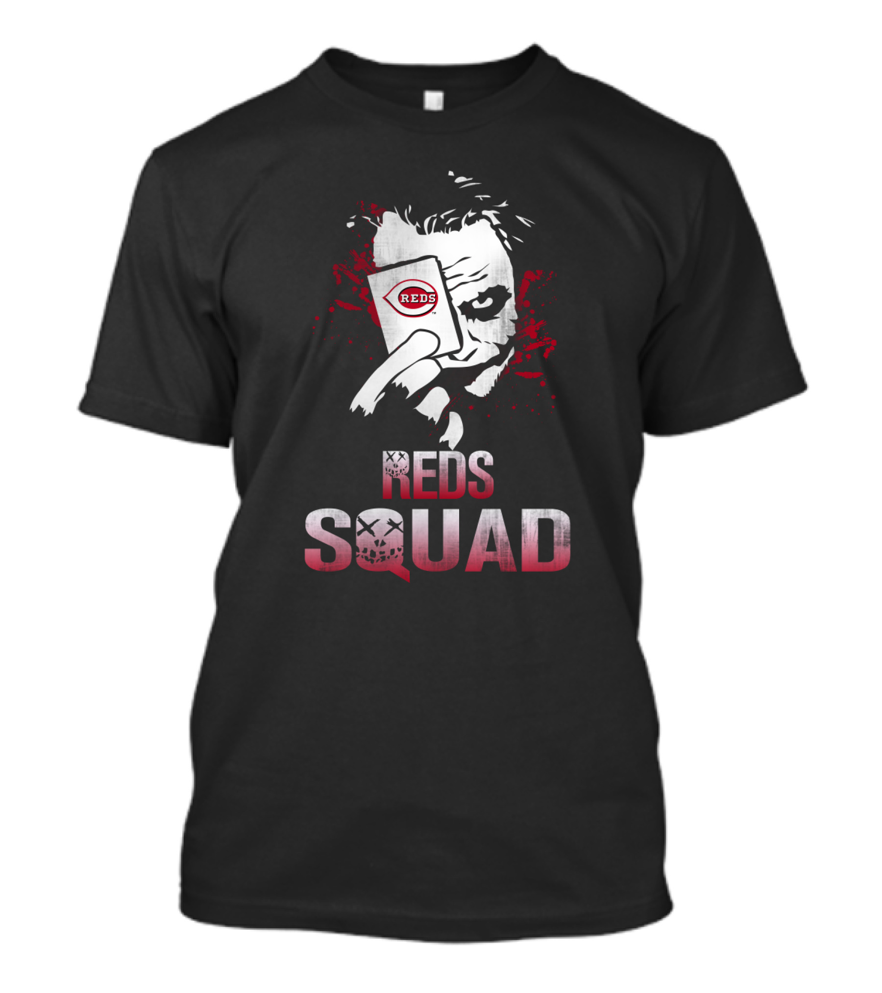 Cincinnati Reds Fans Joker Card Reds Squad T-Shirt