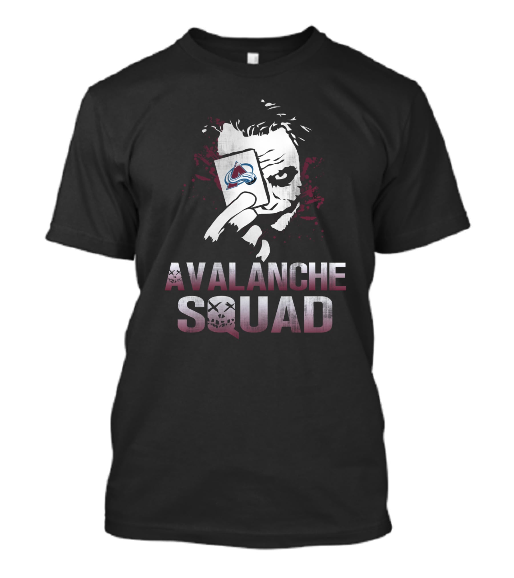 Avalanche Squad Joker With Colorado Avalanche T-Shirt