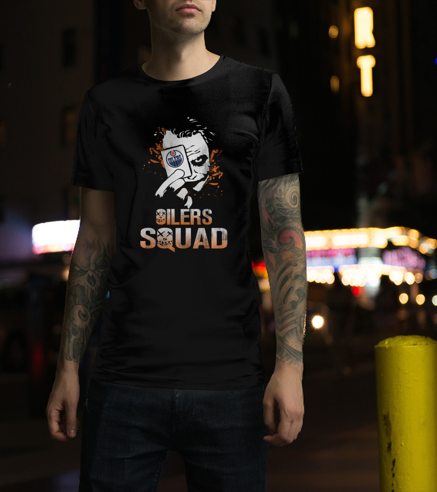 Oilers Squad Joker Card Edmonton Oilers Fans T-Shirt
