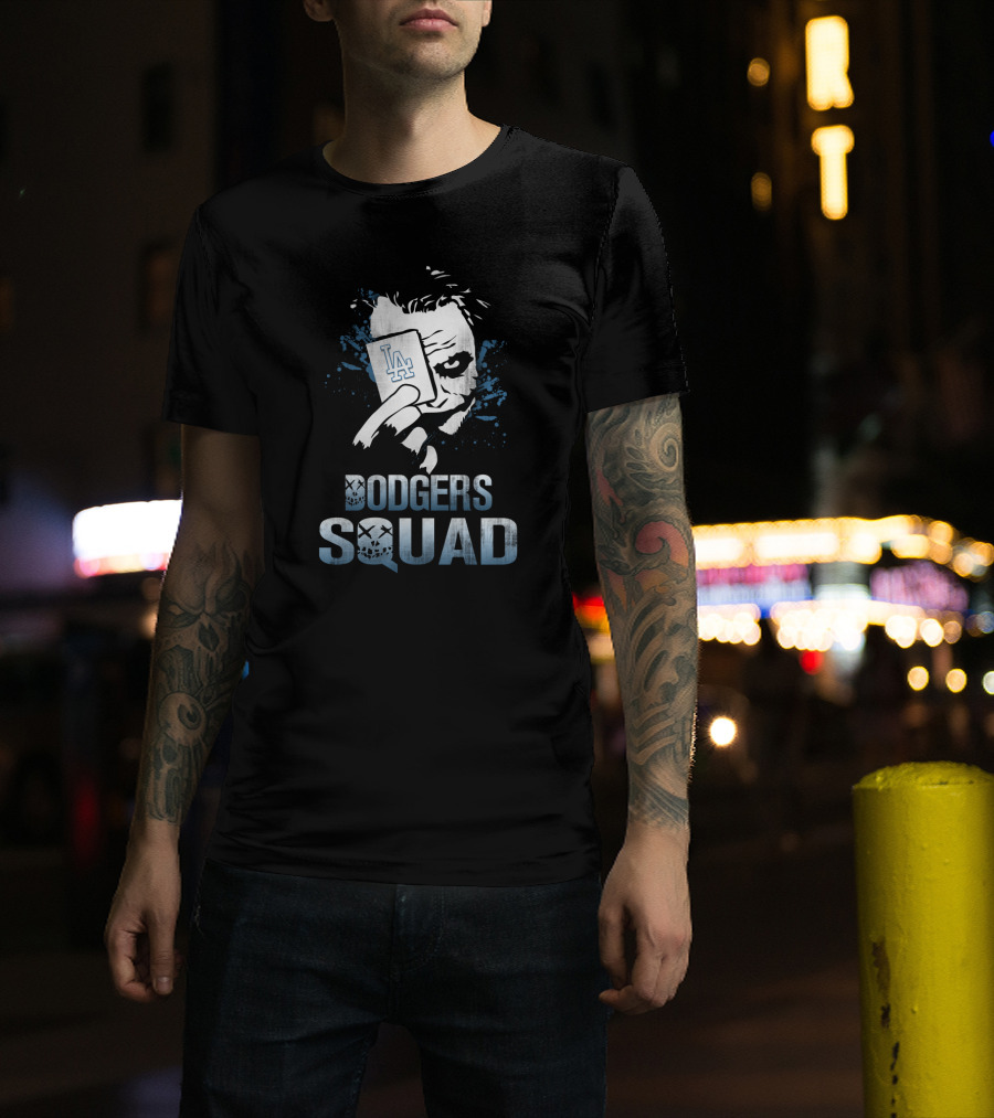 Dodgers Squad Joker LA Los Angeles Dodgers Fans T-Shirt